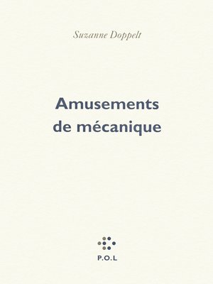cover image of Amusements de mécanique